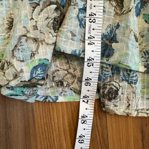 Anthropologie Patchwork Floral Prairie Midi Dress XS Romantic Boho Cottagecore - Picture 8 of 12